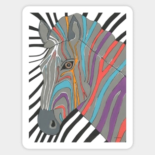 ZEBRA Painting Sticker